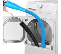 Dryer Vent Cleaner Kit, Flexible Brush Attachment, Effective Lint Removal, Cleaning Kit Extendable Reach Design, Dryer Vacuum Hose Attachment Tool for Home Dorm Laundry Appliance Air Ducts Washer
