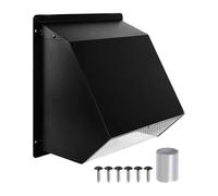 Dryer Vent Cover Outside, Exterior Wall Vent Cap, House Ventilation Covers, AC Replacement Vents for Home Garage Laundry Room Door Roof Foundation Installation, 37.5x24x23 inches