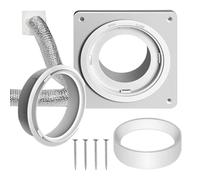 Dryer Vent Hose Connector, Dryer Hose Coupling Kit, Quick Connect Dryer Vent Adapter, Twist Lock Dryer Duct Connector Kit, Dryer Hose Coupling Kit per Quick Connection e Disconnection