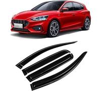 DRYFAL Deflettori d'Aria Antiturbo per Ford Focus 4 MK4 2019-2022, Deflettori Aria Auto Deflettore Pioggia Antivento Paravento Antipioggia Frangivento