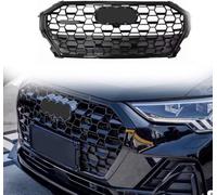 DRYFAL Griglia Anteriore per Audi Q3/RSQ3 2019-2022, Nero, Nido d'Ape, Cappuccio, Paraurti Anteriore, Guard, Griglie Frontali