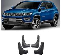 DRYFAL Set Completo paraspruzzi Auto per Jeep Compass 2017-2023, Anteriore Posteriore Parafango Fender Pneumatico Accessori Protezione