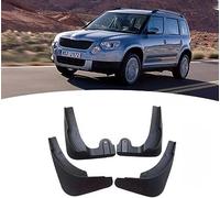 DRYFAL Set Completo paraspruzzi Auto per Sko-da Yeti 2008-2018, Anteriore Posteriore Parafango Fender Pneumatico Accessori Protezione
