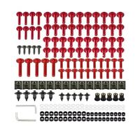 DRYIUBVF Compatibile con CRF250L per CRF300 per CRF300L per Rally CR 85R 125R per 250R 85RB Kit Bulloni Carenatura Moto Viti Set Viti Moto Kit Viti Bulloni Moto(Red)