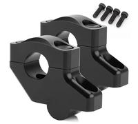 DRYIUBVF Compatibile con Suzuki per GSX-S750 2010-2024 Moto 22mm 7/8" Supporto Manubrio Riser Offset Estendibile Rialzato Accessori Universali per Moto Riser Manubrio Moto(Black)