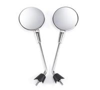 DRYIUBVF Compatibile con Vespa per Primavera 50 2T NOABS E2-E3 2013 2014 2015 2016 2017 Specchietti Retrovisori Universali per Manubri Moto specchietti per Moto