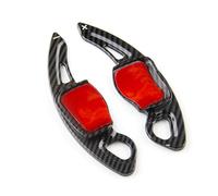 DRYIUBVF Paddle Cambio Compatibile con per Golf 6 MK6-R per GTI R20 2009 2010 2011 2012 2013 2014 Paddle Cambio Auto Paddle Cambio Estese(A-Carbon Pattern)