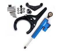 DRYIUBVF S Compatibile con Suzuki per GSXS1000/F 2016-2024 Kit di Montaggio per Ammortizzatori di Sterzo Stabilizzatori per Moto Accessori Universali(Blue)