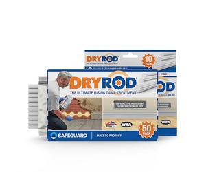 Dryrod Barriera anti umidità trattamento contro la risalita di umidità (10 Pezzi x 3)