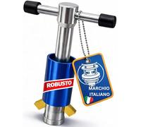 drytogo Chiave per piletta 1" e 1 ¼” universale | Chiave di montaggio per valvola di scarico lavabo e bidet | Attrezzo idraulico professionale in acciaio zincato per scarichi bagno