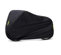 DRYUSFD Teli Moto per Benelli Leoncino 800/500, Sole Telo Antipolvere Motociclo Coprimoto Strisce Riflettenti Protezione Esterni Scooter Componenti Accessori,Black-XXXL