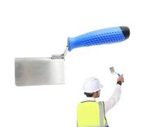 Drywall Corner Tool, Stainless Steel Corner Trowel Set, Lining Plastering Trowel Angled Hand Tool for Home, Inside Corner Trowel Provides a Multi-Purpose Solution for Plastering on Walls & Ceilings,