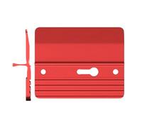 Drywall Lifter, Panel Positioning Tool, Plasterboard Installation Jack, Sturdy Aluminum Construction, Indoor Construction Remodeling Use, 3.94x3.15x0.98 Inches, Red Color, 1 Piece