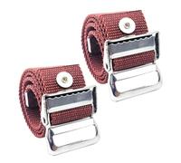 Drywall Stilts Leg Straps, 2PCS Adjustable Nylon Bands with Alloy Buckles, Multipurpose Replacement Parts for Construction Painters Taping Men Women Safety Support Gear 3.8x60cm