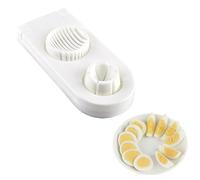 Dryxog 2 in 1 Taglia Verdure Affetta Verdure Affettatrice Acciaio Inox Manuale Pratico e Resistente Utensili Cucina 2 Modalità di Fetta Multifunzione per Funghi Uova Fragole Cibi Morbidi