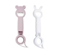 Dryxog 2 Pezzi Apribottiglie 4 in 1 Apriscatole Manuale Multifunzione Kit Apribottiglie Easy Acciaio Inox Utensili Cucina Professionale con Impugnatura Antiscivolo per Barattoli Bottiglie