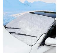 Dryxog Copri Parabrezza Auto Copertura Auto Parasole Telo Antigelo Parabrezza Copertura Antigelo Antighiaccio Invernale Adatta Antighiaccio Pioggia Polvere UV Adatto La Maggior Parte dei Veicoli