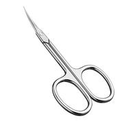 Dryxog Forbici Acciaio Lnossidabile, Forbicine per Cuticole Punta Curva Sottile Lmpugnatura Rotonda Extra Affilate Taglia Cuticole per Pedicure Bellezza Unghie Sopracciglia Ciglia