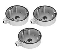 DS-1280ZJ-DM21 Kit 3 pezzi - Scatola di giunzione per telecamere Dome Hikvision. Colore bianco, lunghezza: 137 mm, larghezza: 137 mm, altezza: 42 mm
