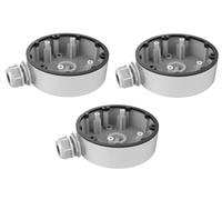 DS-1280ZJ-DM46 Kit 3 pezzi - Scatola di giunzione per telecamere Hikvision. Colore bianco, lunghezza: 120 mm, larghezza: 120 mm, altezza: 36,2 mm