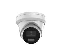 DS-2CD2383G2-LI2U/SL 4K 8MP Acusense Luce stroboscopica e avviso acustico Smart Hybrid Light PoE Turret Dome, obiettivo grandangolare da 2,8 mm, H.265+, 120dB WDR, rilevamento uomo/veicolo, doppio