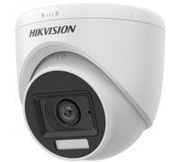Hikvision DS-2CE76D0T-LPFS(2.8mm) Telecamera Turret Fissa Audio con Luce Ibrida Intelligente 2MP