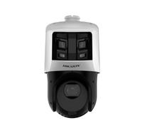 DS-2SE4C425MWG-E/26 Tandem-Vu 4MP PTZ POE IP+6MP Telecamera IP panoramica PoE con Color-Vu e DarkFighter, rilevamento uomo/veicolo, Zoom ottico 25×, distanza IR 66,4 m, compatibile con Hik vision NVR