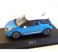DS 3, Blau-Met. Tettuccio Bianco, 2016, NOREV 1:43
