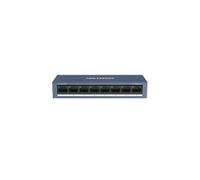SWITCH HIKVISION 8 PORTE 10/100 POE RJ45, Desktop Steel Case Unmanaged Switch -