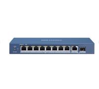 HIKVISION SWITCH 8 PORT GIGABIT UNMANAGED POE SWITCH 1 GIGABIT RJ45 UPLINK PORT,