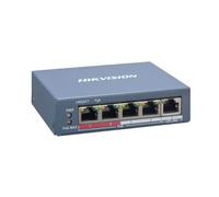 Hikvision - DS-3E1105P-EI Switch di rete - 4 porte PoE - 1 porta RJ45 - Protezione contro i fulmini 6KV - DS-3E1105P-EI