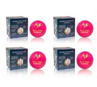 DS Cricket Ball Pink 40 Over | Chrome Leather Match Cricket Ball (156g)