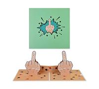 ds. distinctive style Biglietto di compleanno divertente con dito medio pop-up