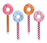 ds. distinctive style Gonfiabile Candy 33 Pollice Ciambella Gonfiabile Lecca Lecca Set di 4 Candy Tema Compleanno Decorazioni Pool Party Prop