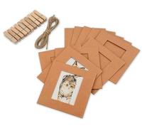 DS. DISTINCTIVE STYLE Cornice decorativa da parete 2 x 3, 10 pezzi di carta da appendere, mini cornici compatibili con Polaroid, Fujifilm Instax Mini 12/11/9/40/8 pellicola