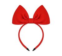 ds. distinctive style Fascia per capelli con fiocco rosso, accessorio per capelli per feste e cosplay