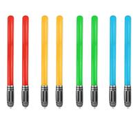 ds. distinctive style Spada Laser Gonfiabile Giocattolo Set per Feste per Bambini (8 Pezzi, 4 Colori)