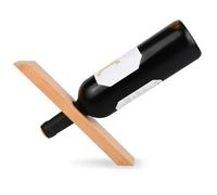 ds. distinctive style Supporto per bottiglia di vino in bambù personalizzato singolo portabottiglie per decorazione creativa, esposizione e conservazione del vino