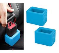 DS. DISTINCTIVE STYLE Supporto per cintura di sicurezza con fibbia per cintura di sicurezza facile accesso per bambini 2 pezzi (blu)