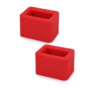 DS. DISTINCTIVE STYLE Supporto per cintura di sicurezza con fibbia per cintura di sicurezza facile accesso per bambini 2 pezzi (rosso)