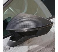 DS004 Pellicola decorativa specchietti retrovisori esterni nero carbonio per ...