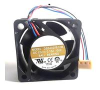 DS04020B12M DC12V 0.15A 3-Wire 40x40x20mm 4cm Chassis Cooling Fan