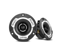 DS18 2 PRO-TWX1 super bullet tweeter da 9,60 cm di diametro 120 watt rms e 240 watt max, impedenza 4 ohm da 103 db, portiere auto, a coppia