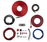 DS18 AK4 Kit di cablaggio completo per l'installazione di amplificatori CCA da 4 gauge, amplificatore aiuta a creare connessioni, porta potenza alla radio, subwoofer, altoparlanti con cavo super