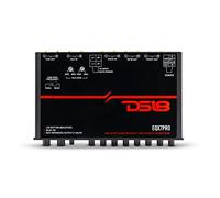 DS18 EQX7PRO Equalizzatore audio/crossover ingresso alto livello 7-band accensione automatica, uscita subwoofer, filtri regolabili, indicatore LED ad alto voltaggio, ingresso RCA, ideale per regolare