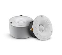 DS18 NXL-T1 Marine - Tweeter a proiettile in alluminio impermeabile VC, 240 W Max, 4 Ohm, crossover integrato, ideale per barche, sport motoristici, moto, ATV UTV (2 altoparlanti resistenti all'acqua)