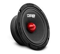 DS18 PRO-GM6.4B - Altoparlante Midrange da 16,5 cm, in alluminio rosso, 480 W max, 4 Ohm, 1,5 pollici, Kapton VC, altoparlanti audio di qualità premium per sistema audio stereo auto o camion (1