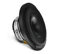 DS18 PRO-HY6.4MSL - Altoparlante audio ibrido di fascia media bassa da 16,5 cm, con driver integrato e griglia inclusa, 300 W, max 150 W, RMS, 4 Ohm (1 altoparlante)