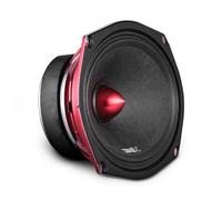 DS18 Pro-X698 BM Altoparlante 15,2 x 22,8 cm, midrange, alluminio rosso, 400 W max, 200 W Rms, 1 Ohm, audio di alta qualità per impianti stereo per portiera di auto, camion e moto(1 altoparlante)