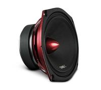 DS18 Pro-X698 BM Altoparlante 15,2 x 22,8 cm, midrange, alluminio rosso, 400 W max, 200 W Rms, 1 Ohm, audio di alta qualità per impianti stereo per portiera di auto, camion e moto(1 altoparlante)